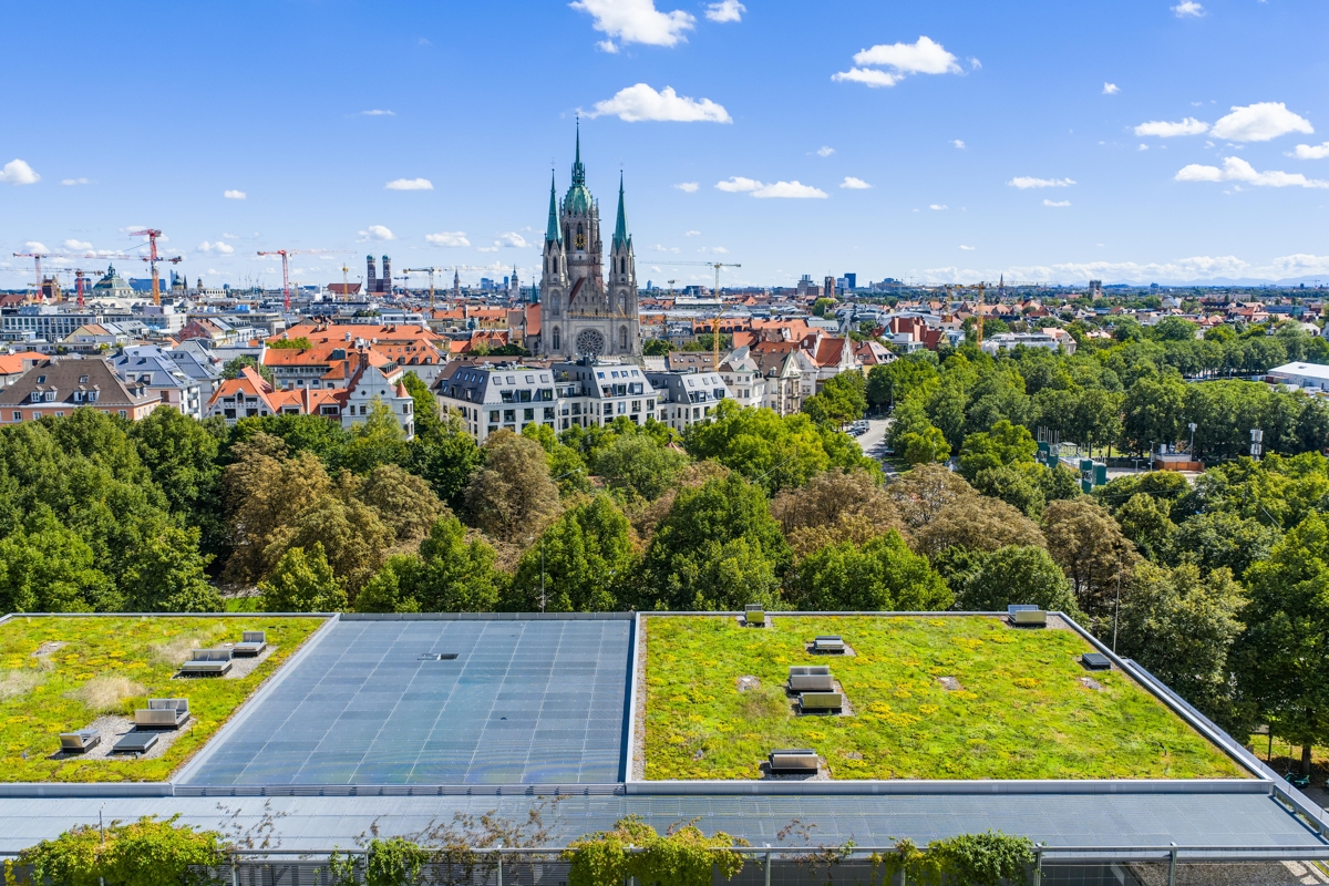Ausblick Balkon