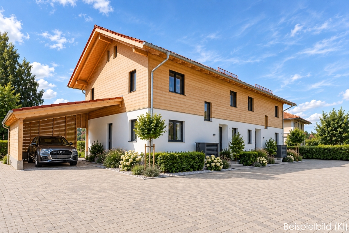 Außenanlage Eingangsbereich - KI