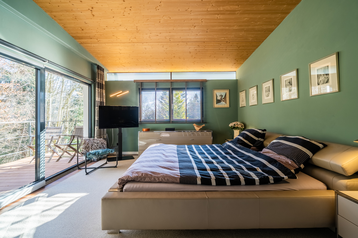 Schlafraum mit Balkonzugang Schlafraum mit Balkonzugang