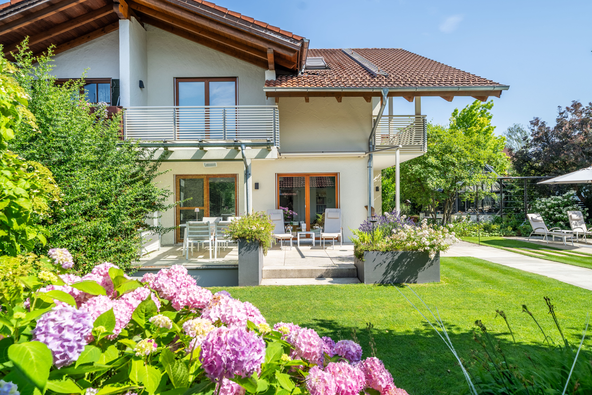 Grünes Paradies in privater Atmosphäre