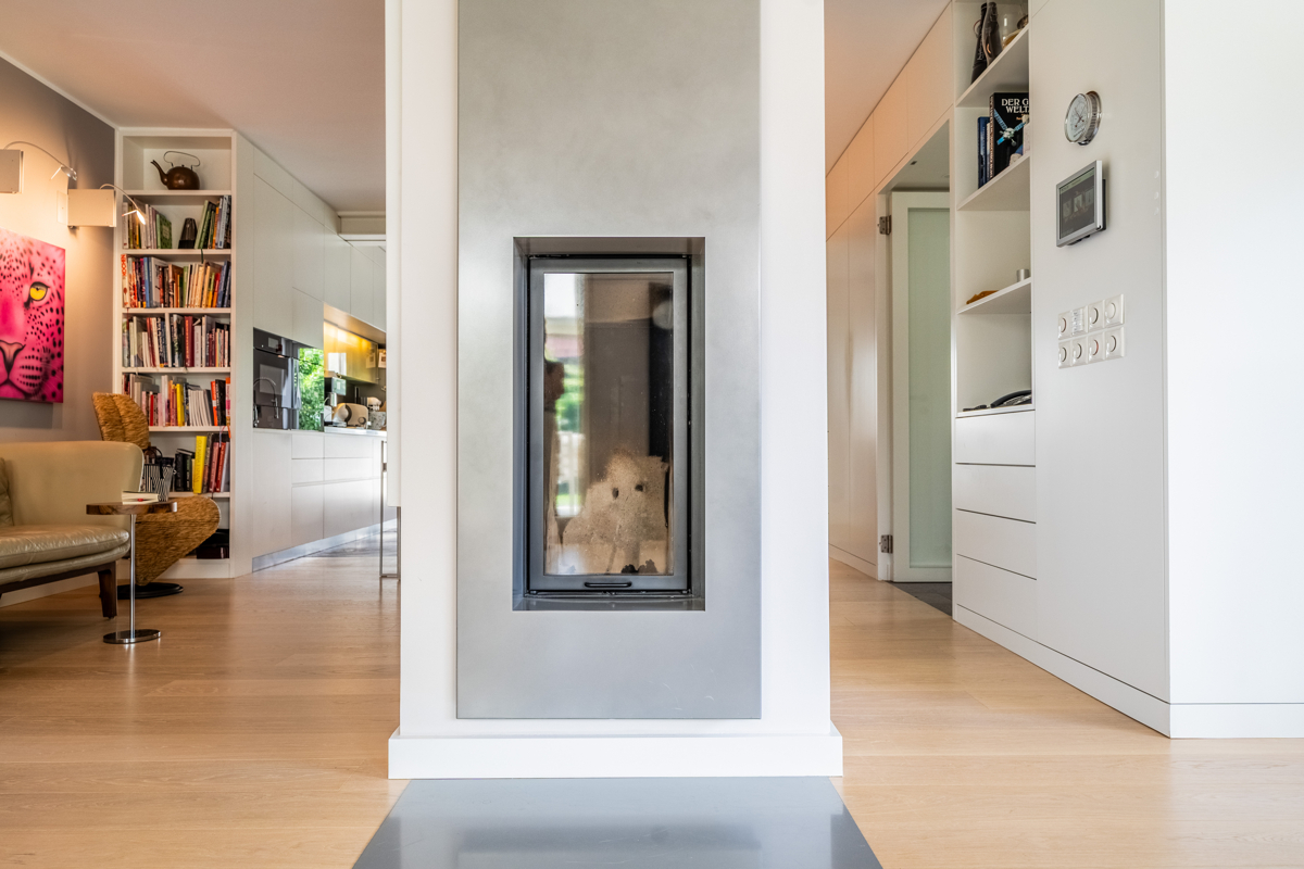 Kamin für geruhsame Wohnatmosphäre