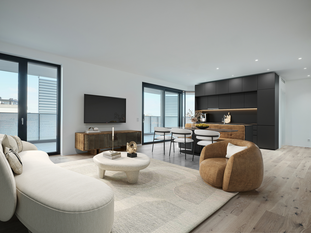 Wohnen über den Dächern