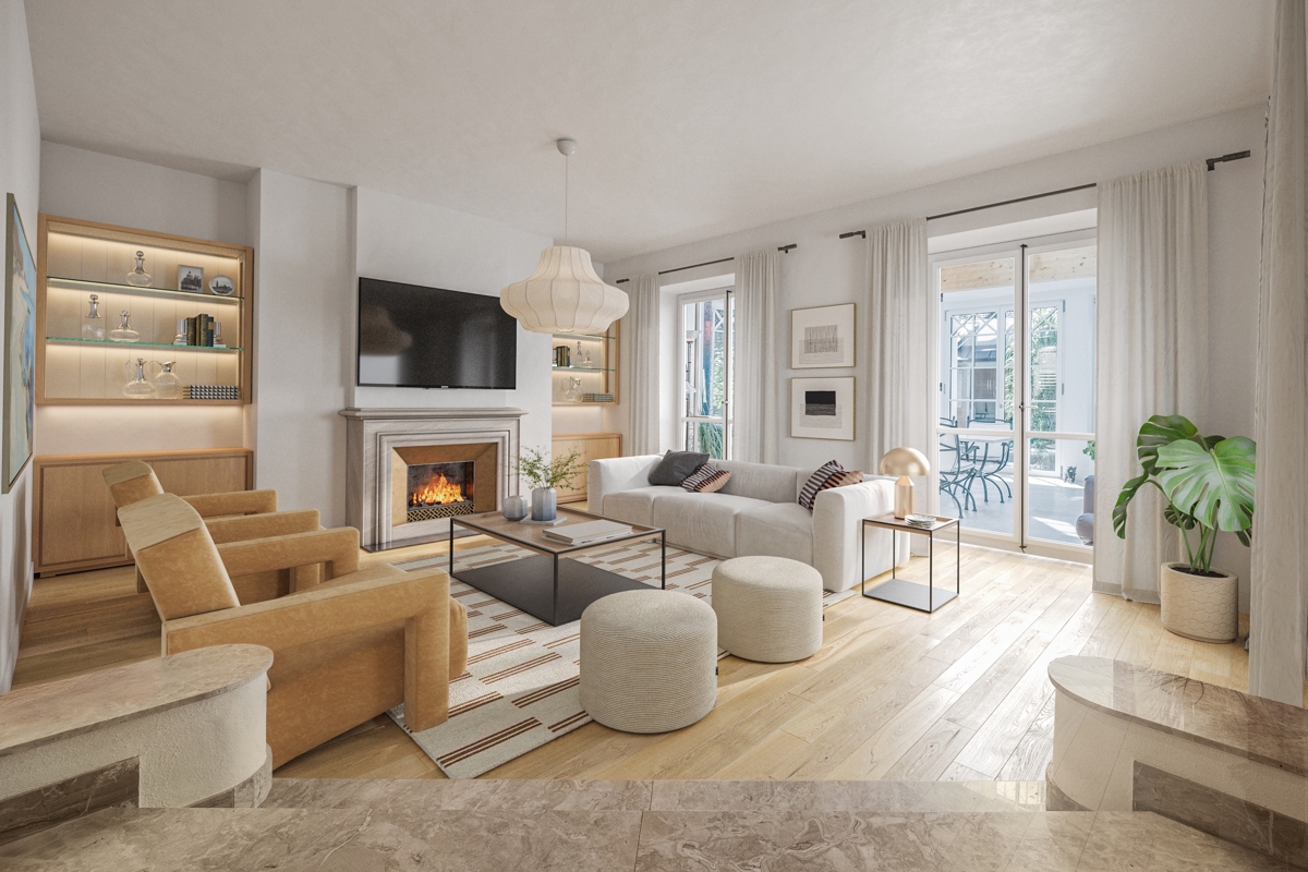 Wohnbereich (Modernisierung visualisiert)