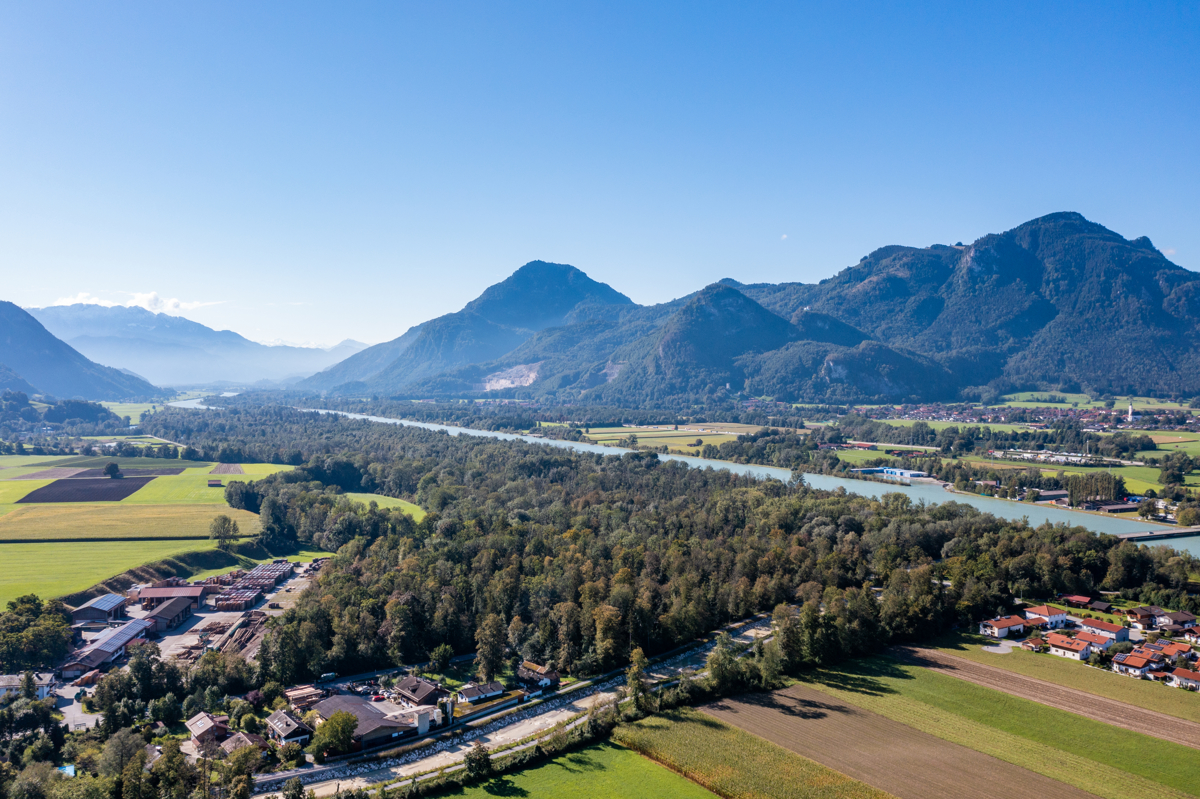 Panorama über das Inntal und die Bergwelt