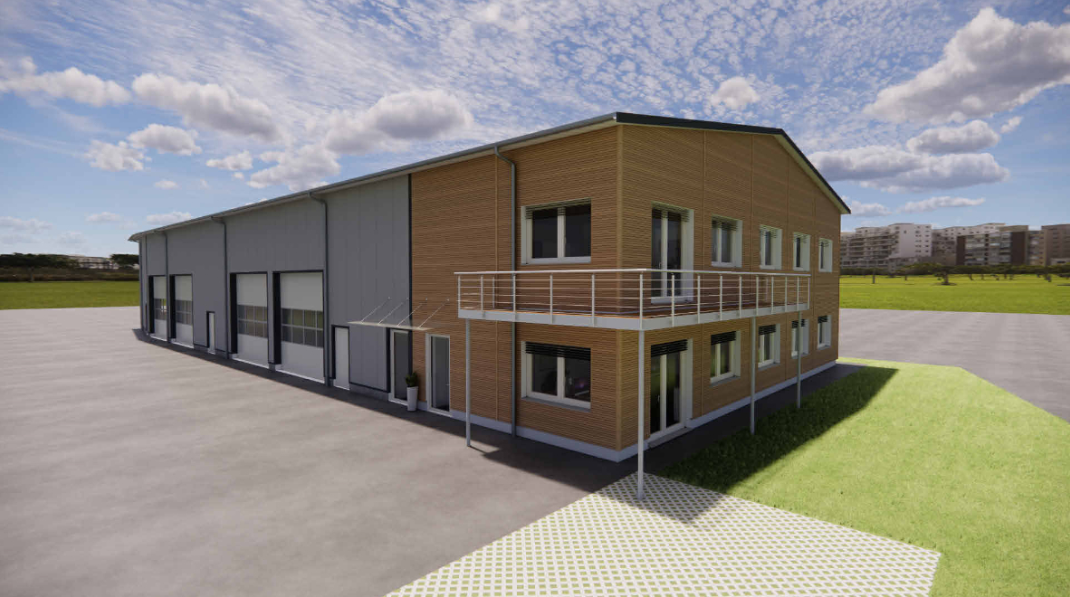 Außenansicht (visualisiert) Außenansicht (visualisiert)