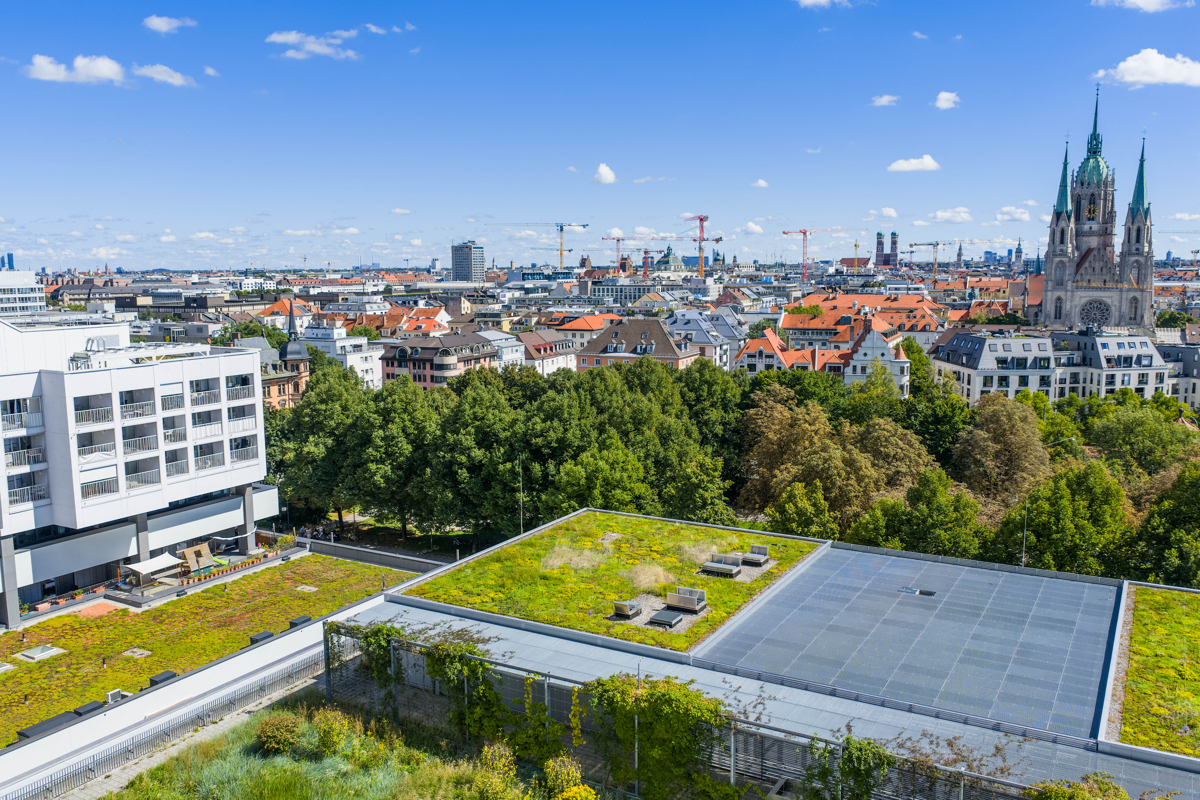 Ausblick Balkon