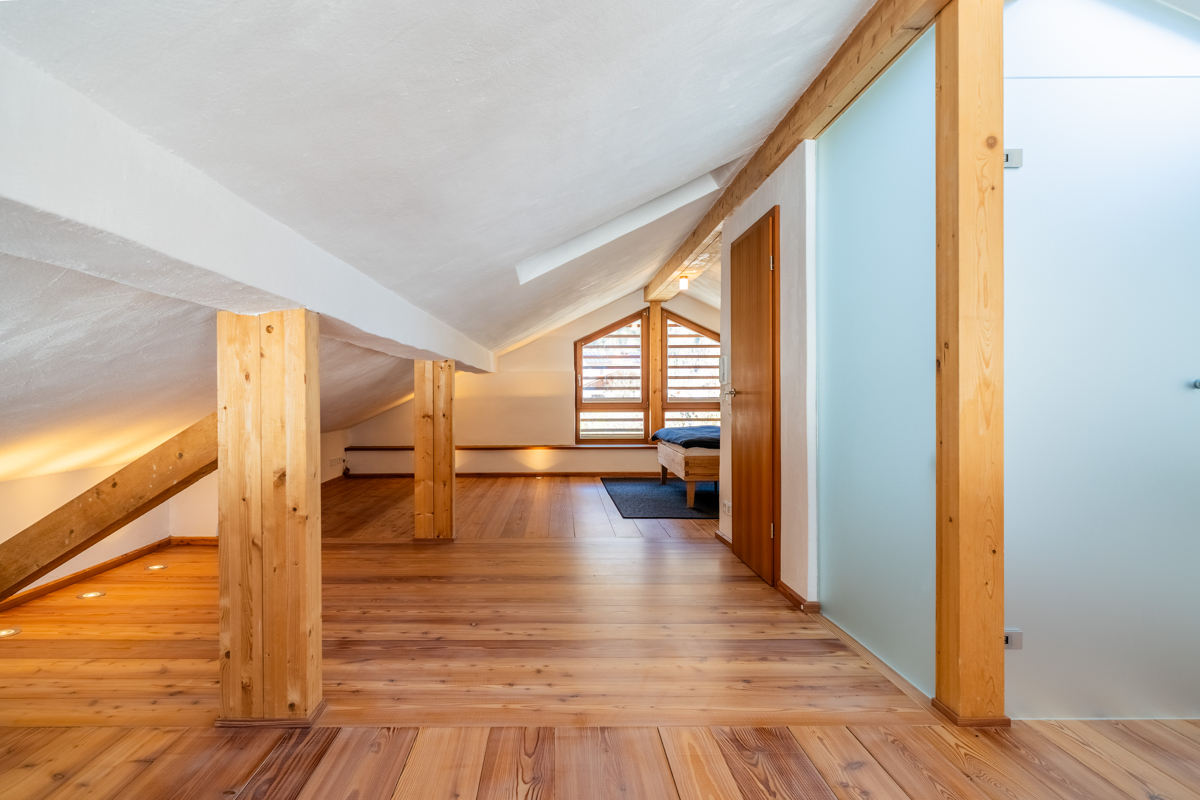 Rückzugsort im Dachgeschoss
