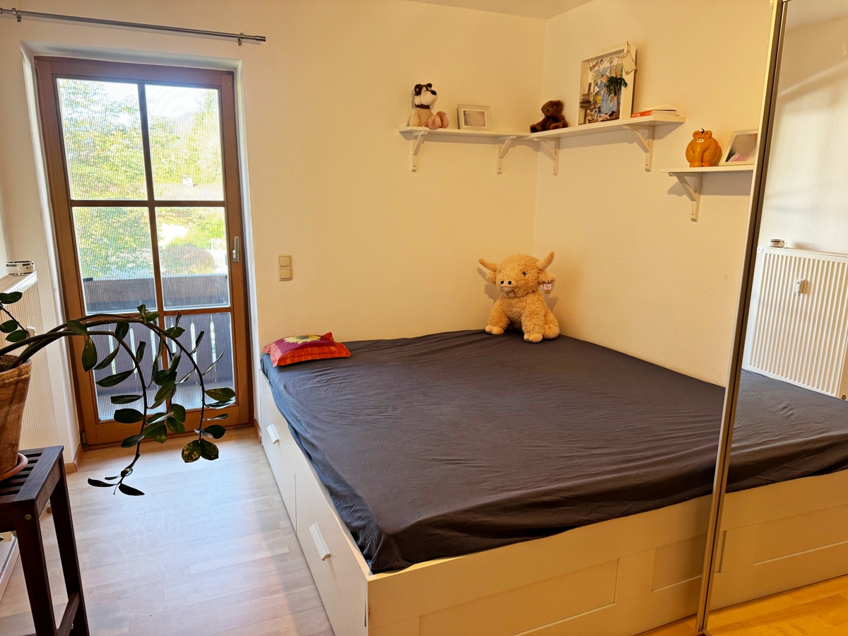 Schlafzimmer mit Balkonzugang Schlafzimmer mit Balkonzugang